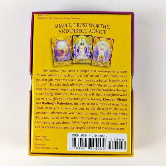 Angel Answers Oracle Cards by Doreen Virtue & Radleigh Valentine - Picture 2 of 7
